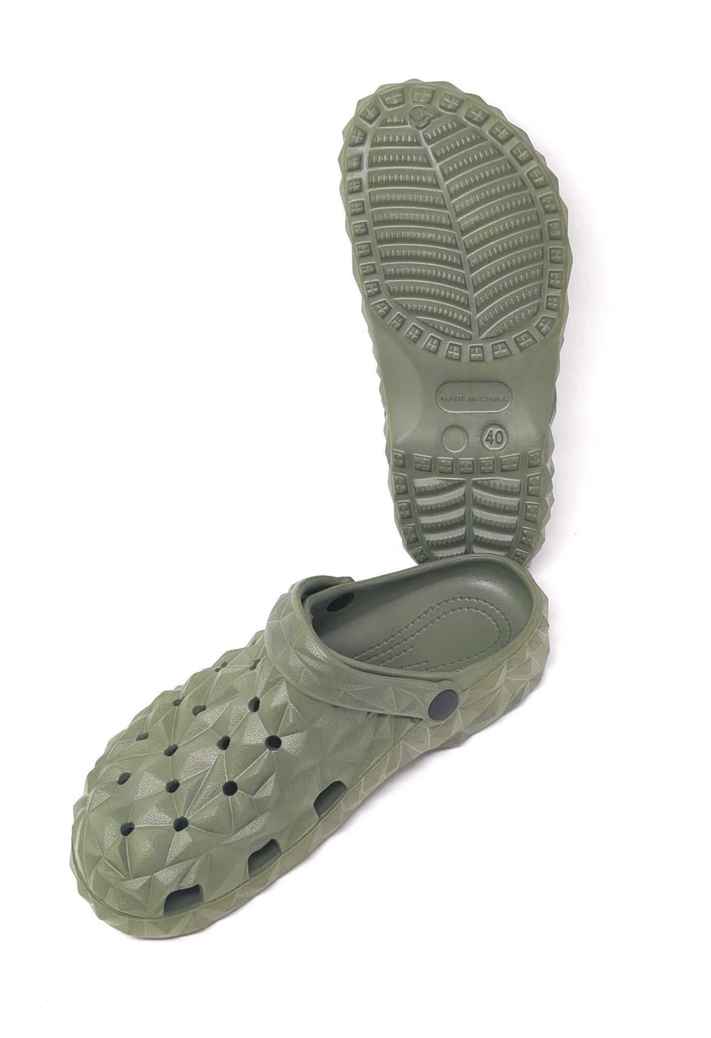 JEFFRICO Mens Slip-On Clogs with Heel Strap – Lightweight EVA Comfort Shoes for Garden, Beach And Everyday Wear
