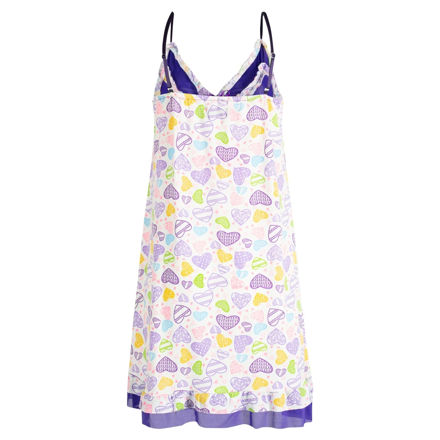 JEFFRICO Womens Sleeveless Nightgowns Sleepwear Soft Pajama Dress Nightshirts