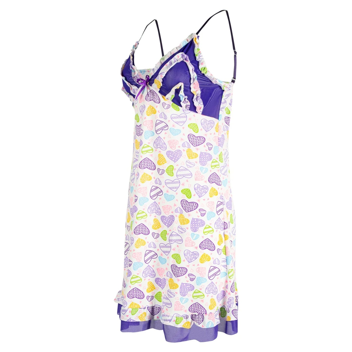 JEFFRICO Womens Sleeveless Nightgowns Sleepwear Soft Pajama Dress Nightshirts