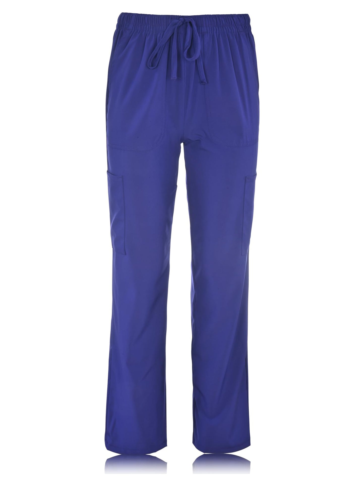 JEFFRICO Scrubs For Women Straight Leg Cargo Pants Lightweight Slim Fit 4 Way Stretch Soft Scrub Pants