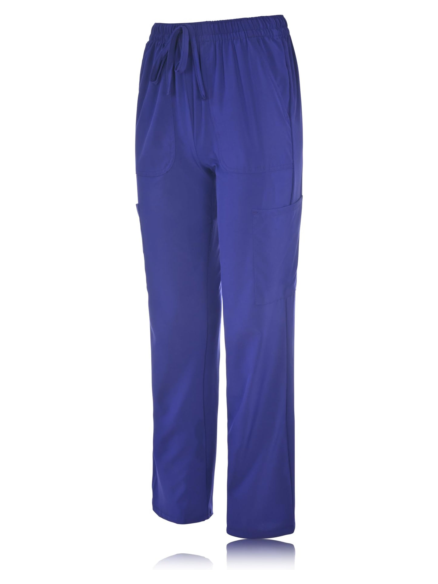 JEFFRICO Scrubs For Women Straight Leg Cargo Pants Lightweight Slim Fit 4 Way Stretch Soft Scrub Pants