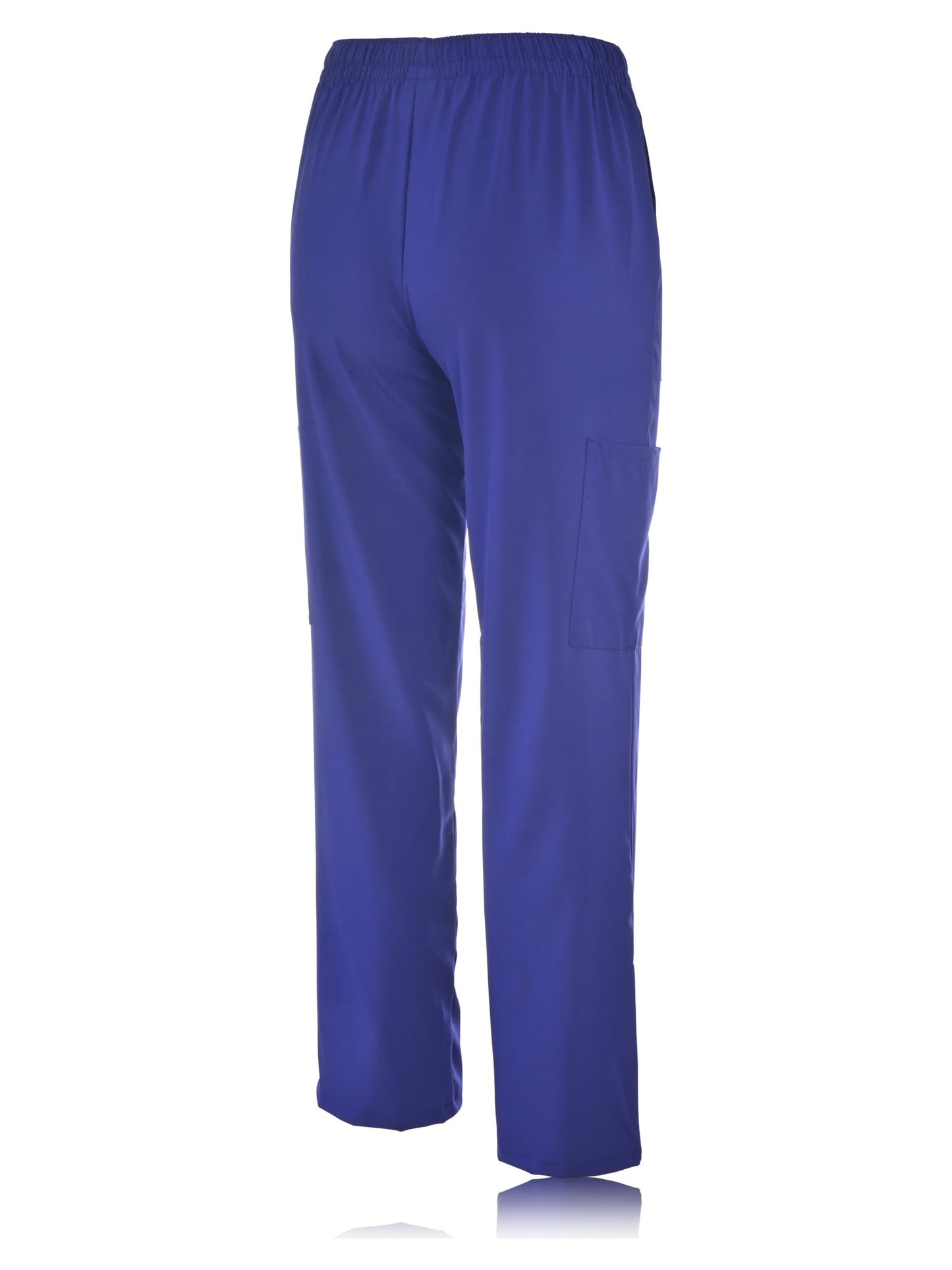 JEFFRICO Scrubs For Women Straight Leg Cargo Pants Lightweight Slim Fit 4 Way Stretch Soft Scrub Pants