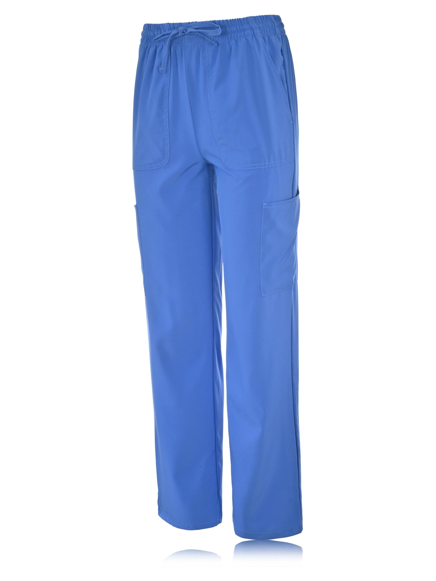 JEFFRICO Scrubs For Women Straight Leg Cargo Pants Lightweight Slim Fit 4 Way Stretch Soft Scrub Pants