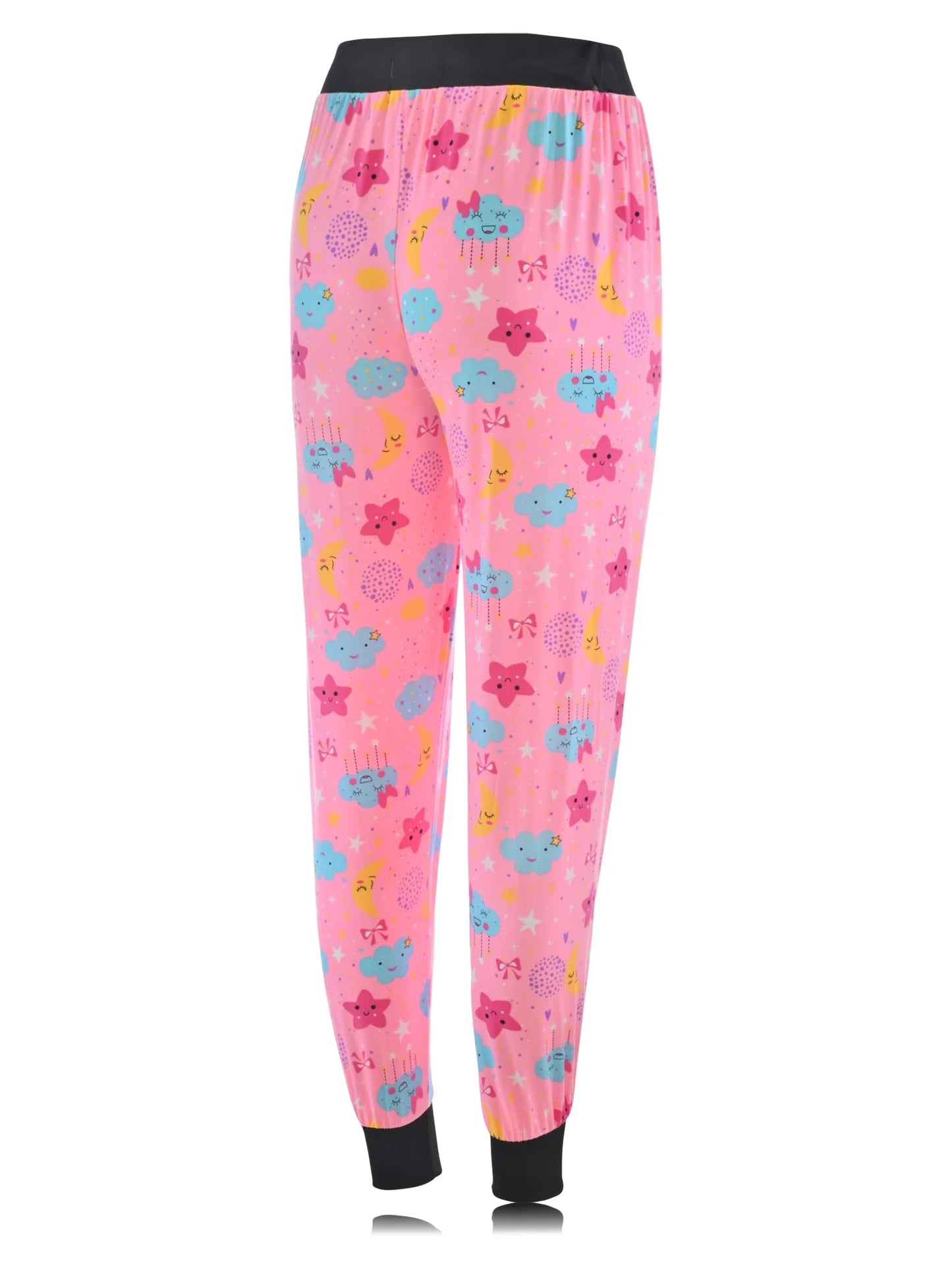 JEFFRICO Pajama Pants For Women Soft Comfy Drawstring Jogger Pajama Pants Sleepwear