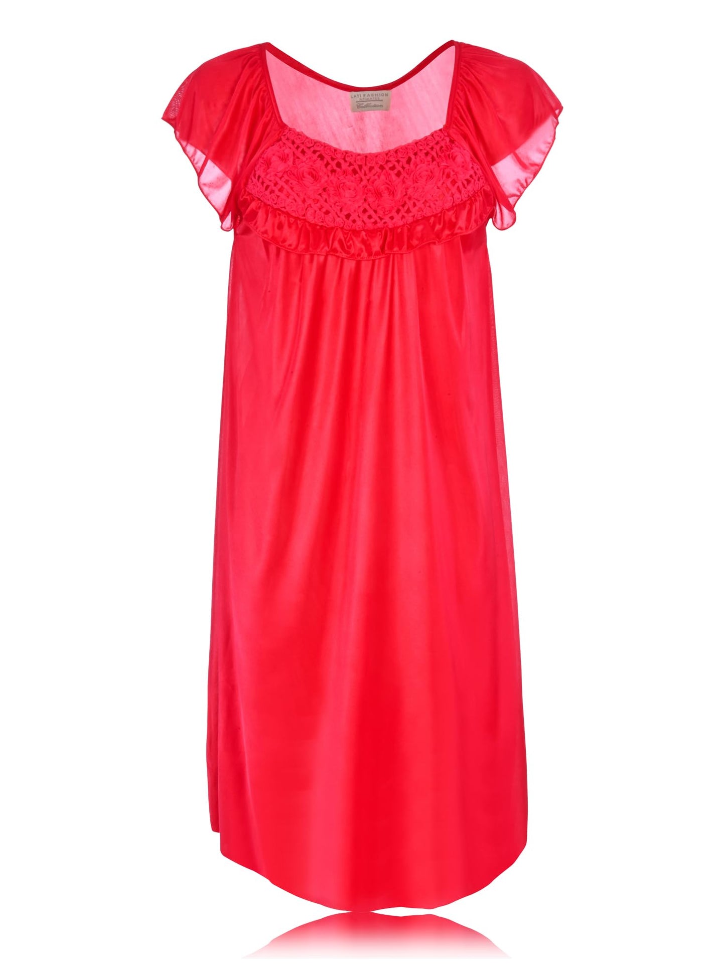 JEFFRICO Womens Short Sleeve Nightgowns Sleepwear Soft Pajama Dress Nightshirts