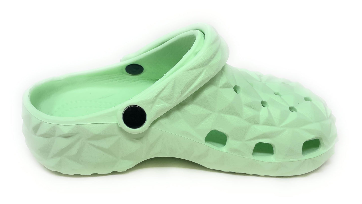 JEFFRICO Breathable Clogs for Kids Girls Garden Shoes Swim Beach Comfort Clog