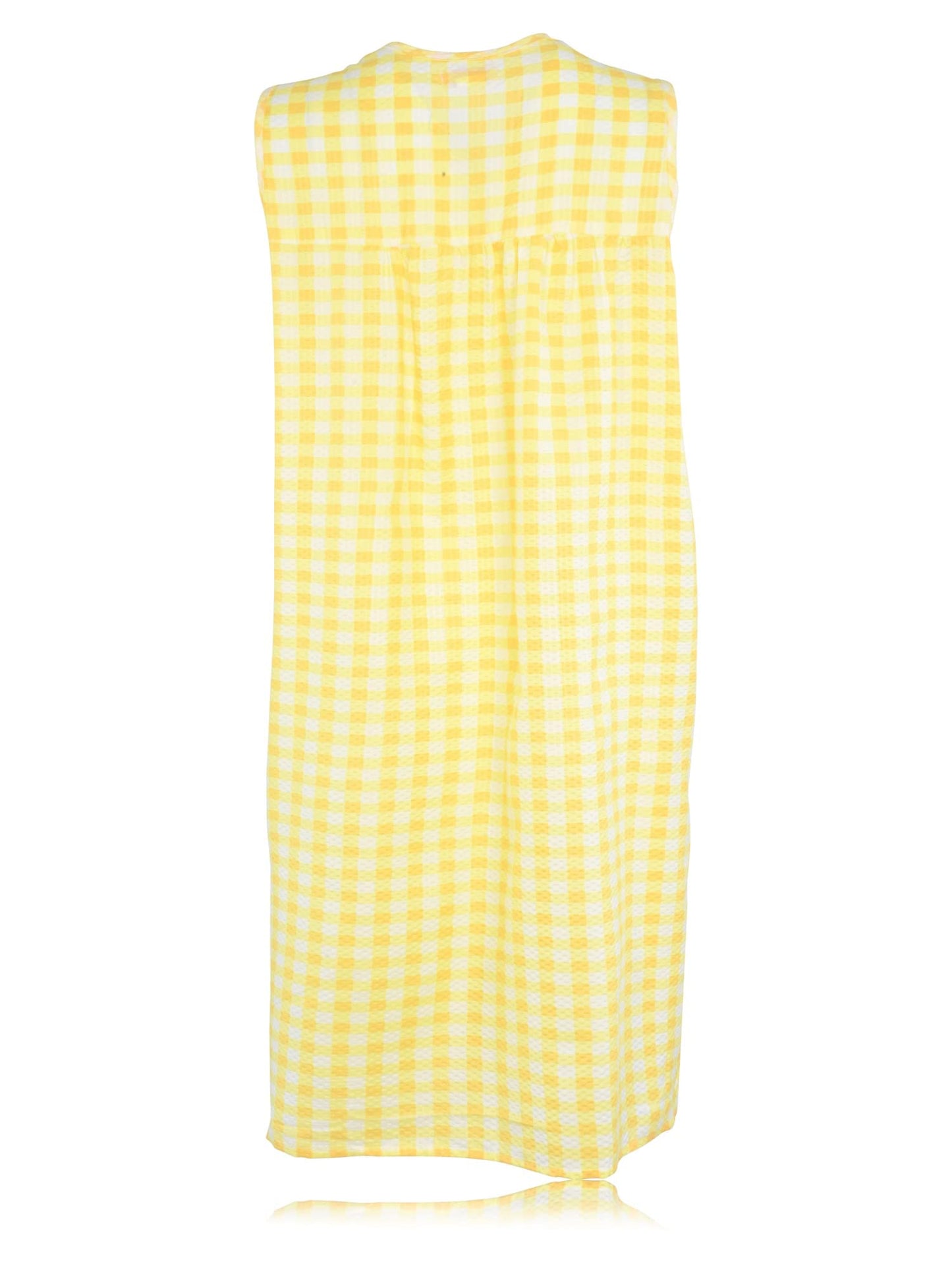 JEFFRICO House Dresses for Women with Pockets - Lightweight Breathable Sleeveless Muumuu & Nightgowns - Snap Front Housecoat and Dusters for Women