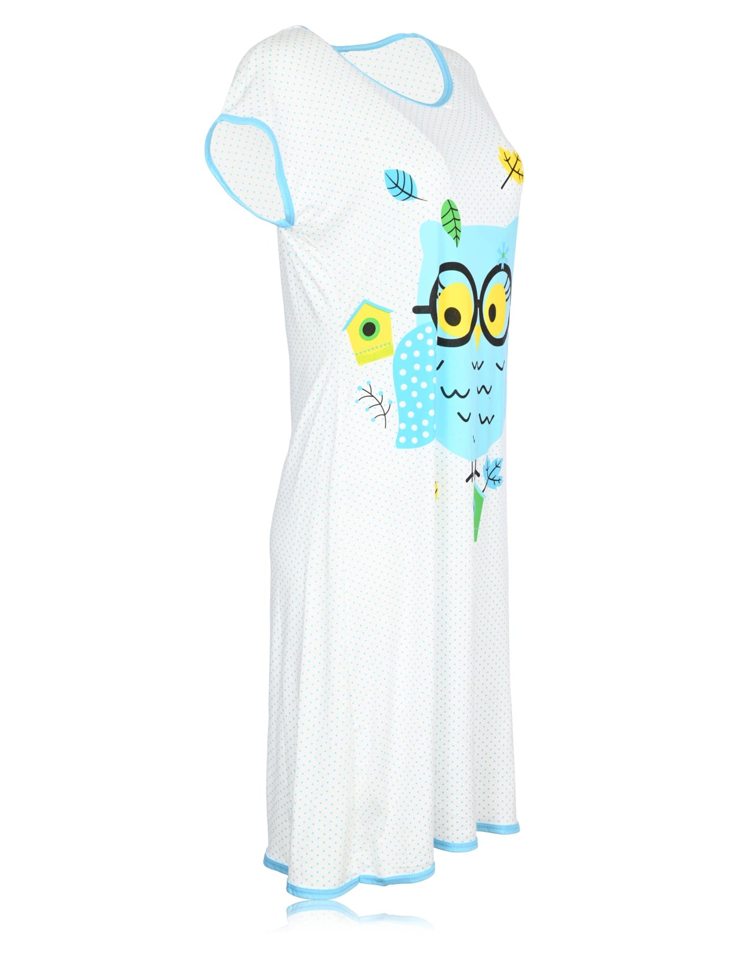 JEFFRICO Womens Nightgowns Sleepwear Soft Pajama Dress Nightshirts