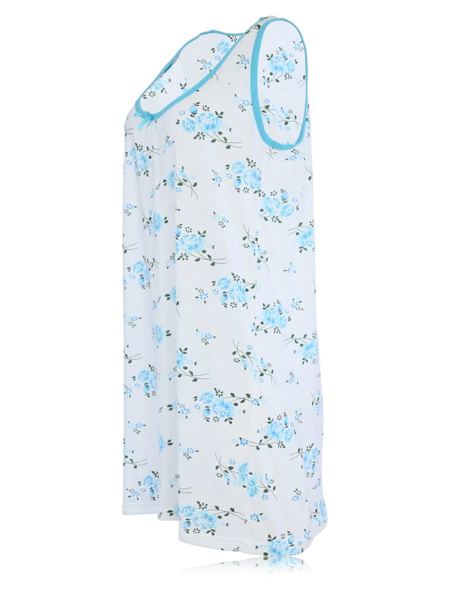 JEFFRICO Womens Sleeveless Nightgowns Sleepwear Soft Pajama Dress Nightshirts