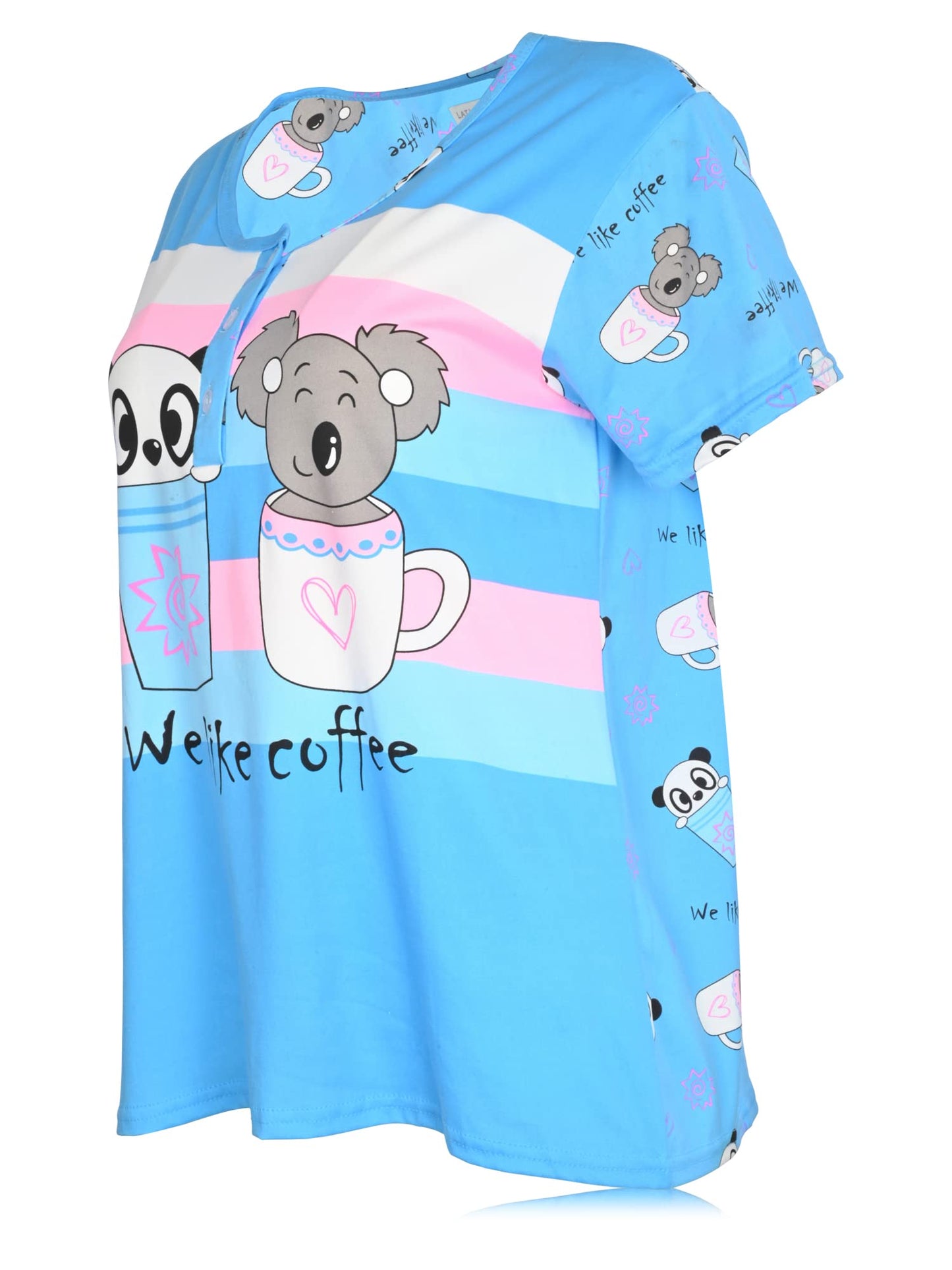 JEFFRICO Womens Pajamas For Women Capri Set Sleepwear Soft Pajamas