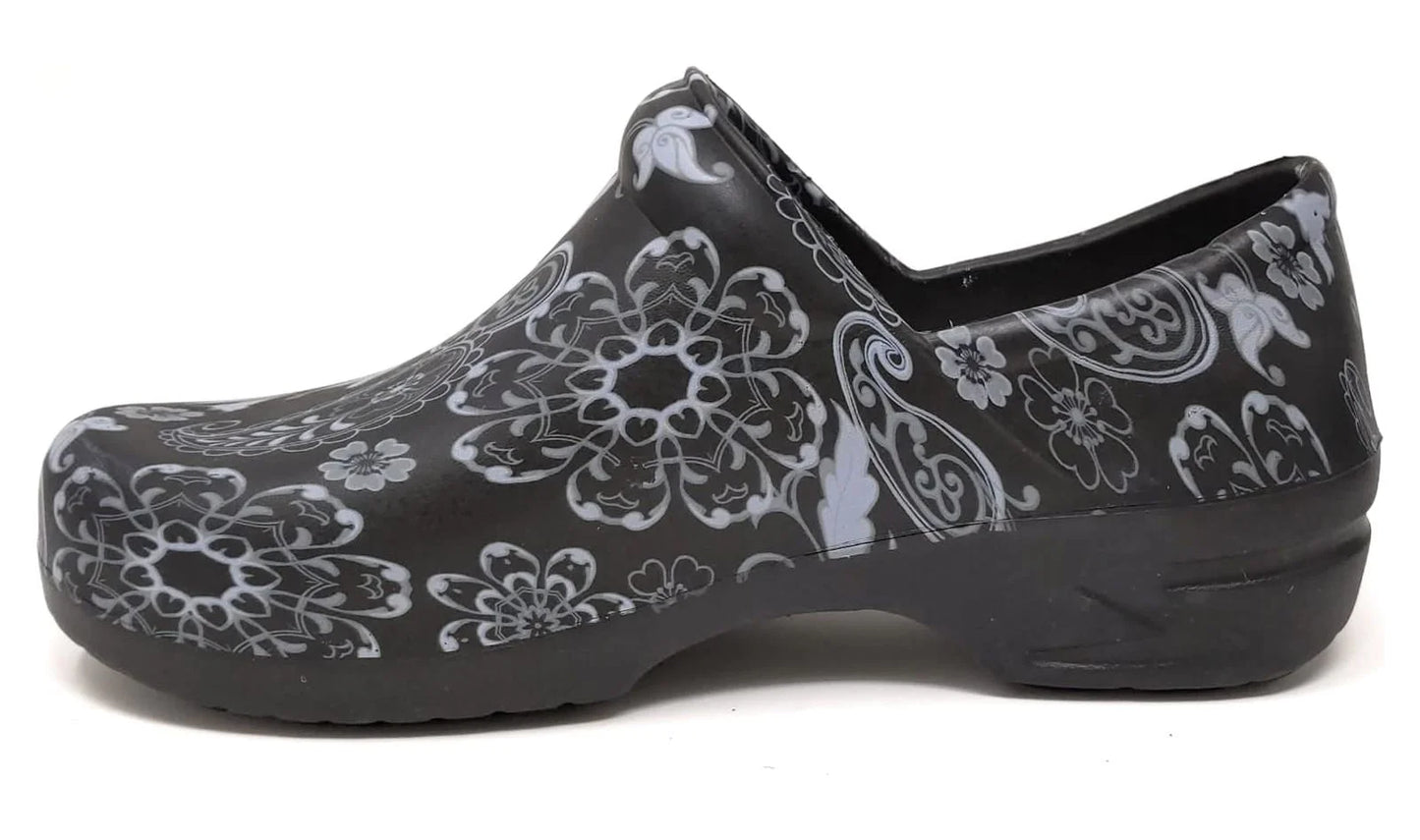 JEFFRICO Womens Clogs Breathable Lightweight Slip On Clogs Comfort Garden Shoes