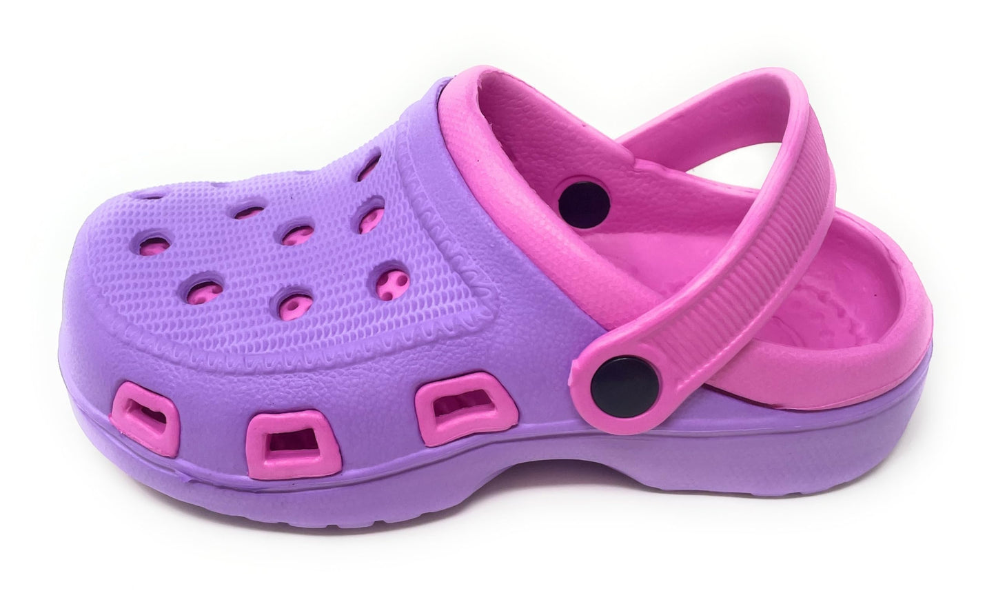 JEFFRICO Breathable Clogs for Kids Girls Garden Shoes Swim Beach Comfort Clog