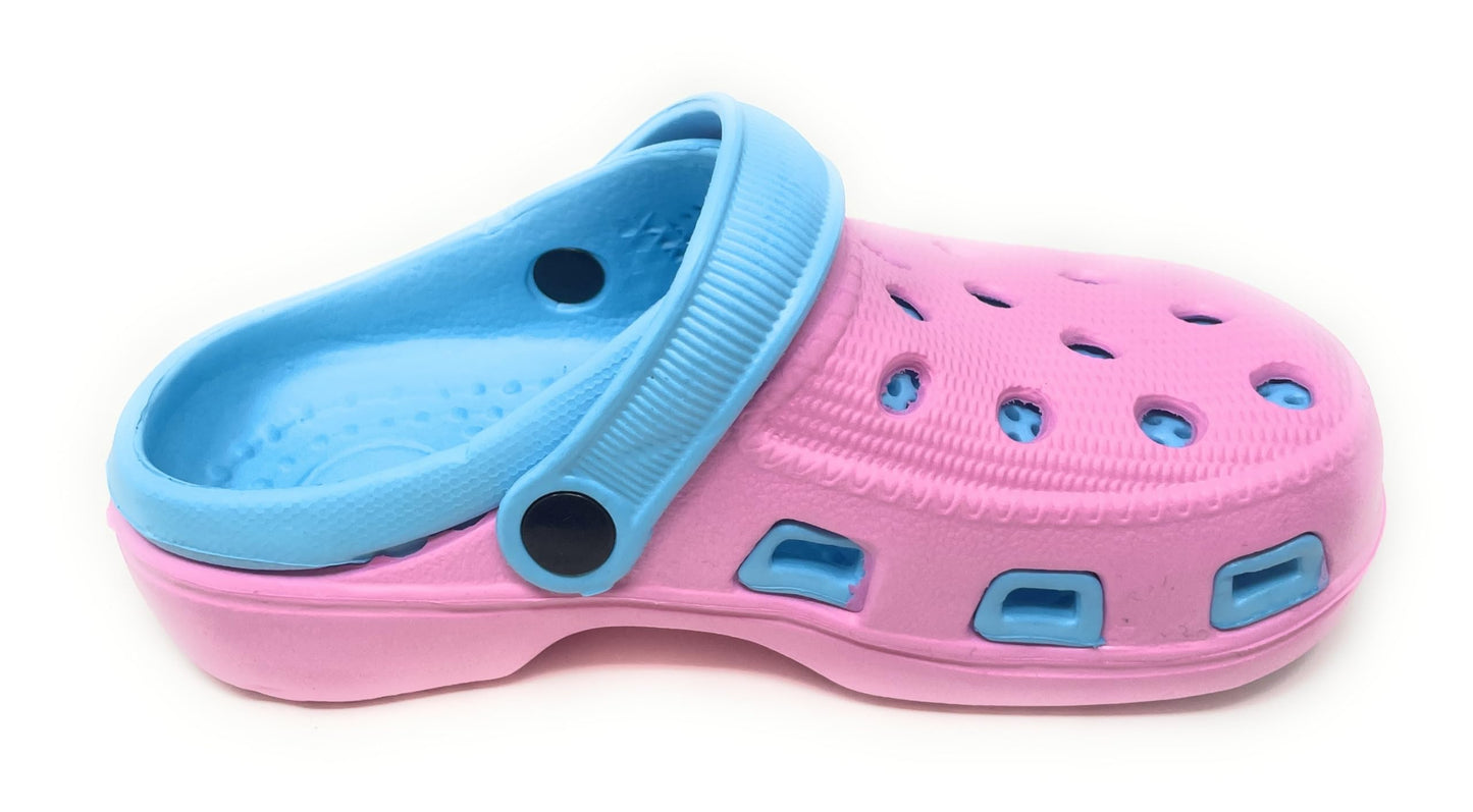 JEFFRICO Breathable Clogs for Kids Girls Garden Shoes Swim Beach Comfort Clog