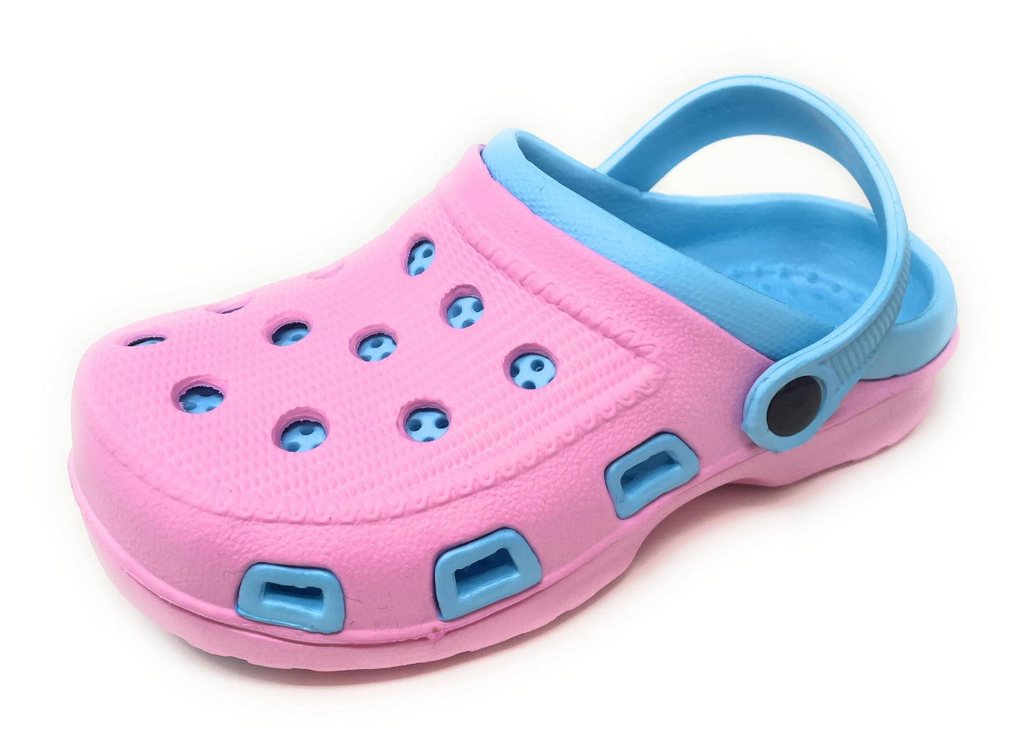 JEFFRICO Breathable Clogs for Kids Girls Garden Shoes Swim Beach Comfort Clog