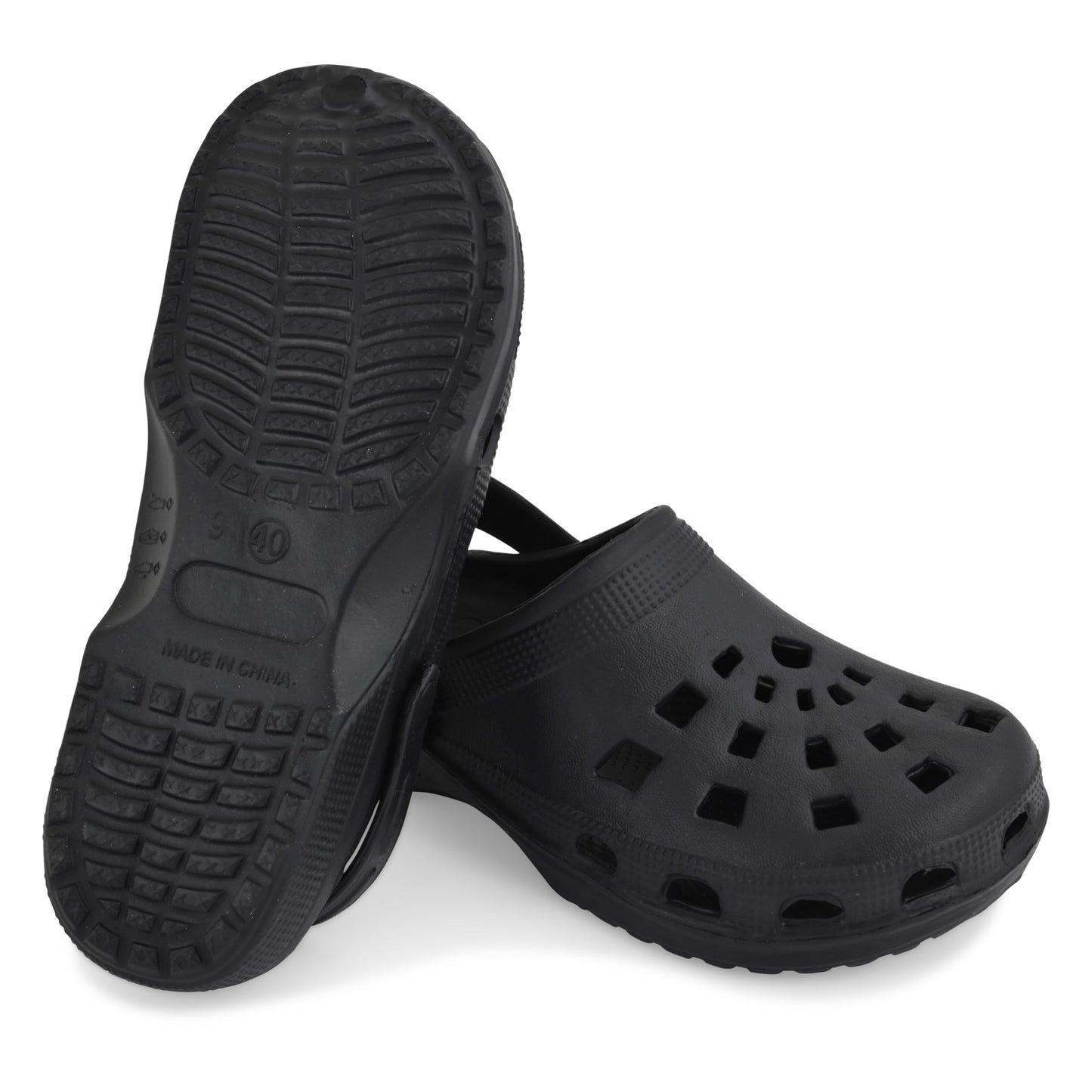 JEFFRICO Womens Clogs Breathable Lightweight Slip On Clogs Comfort Garden Shoes