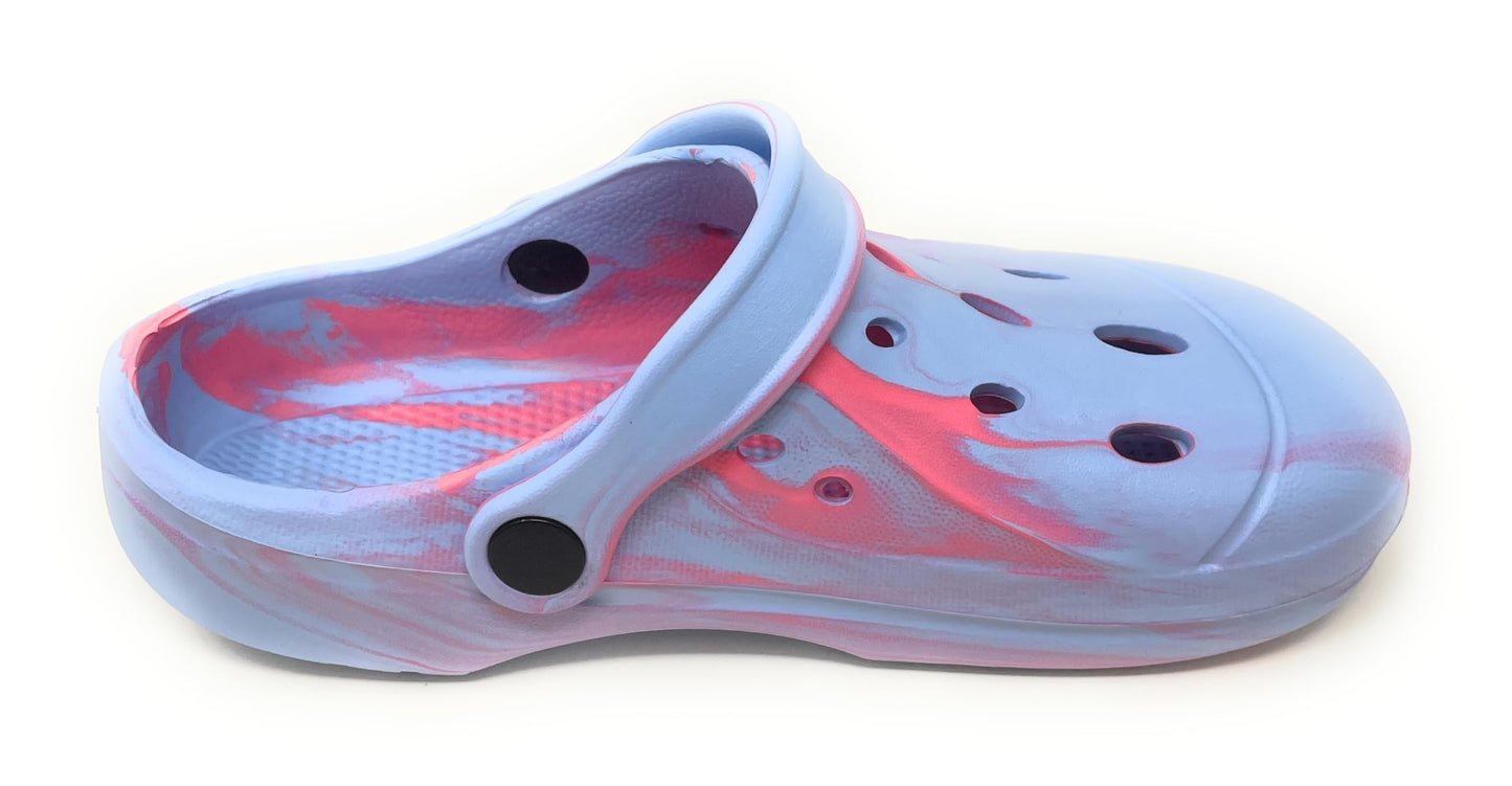 JEFFRICO Breathable Clogs for Kids Girls Garden Shoes Swim Beach Comfort Clog