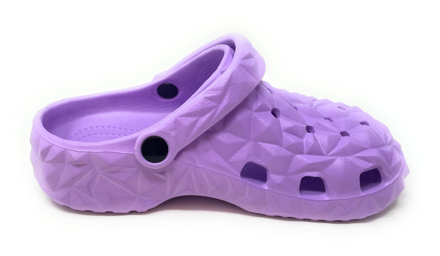 JEFFRICO Breathable Clogs for Kids Girls Garden Shoes Swim Beach Comfort Clog