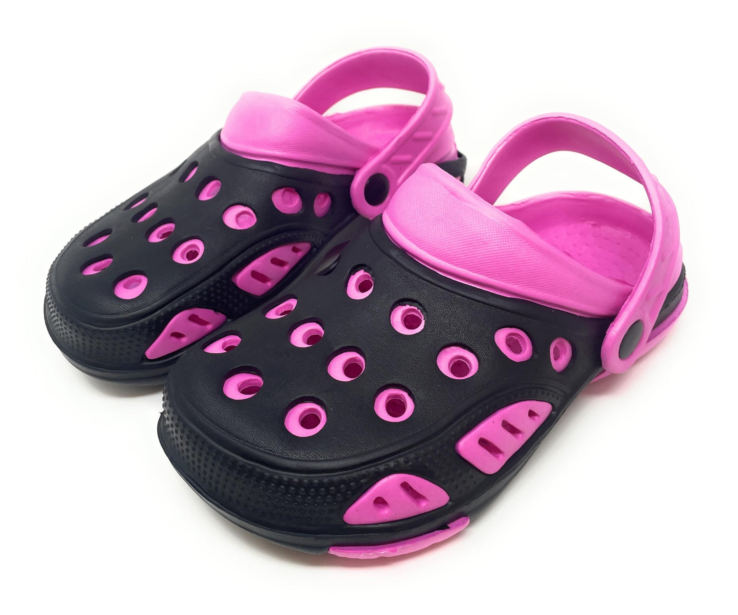 JEFFRICO Breathable Clogs for Kids Girls Garden Shoes Swim Beach Comfort Clog