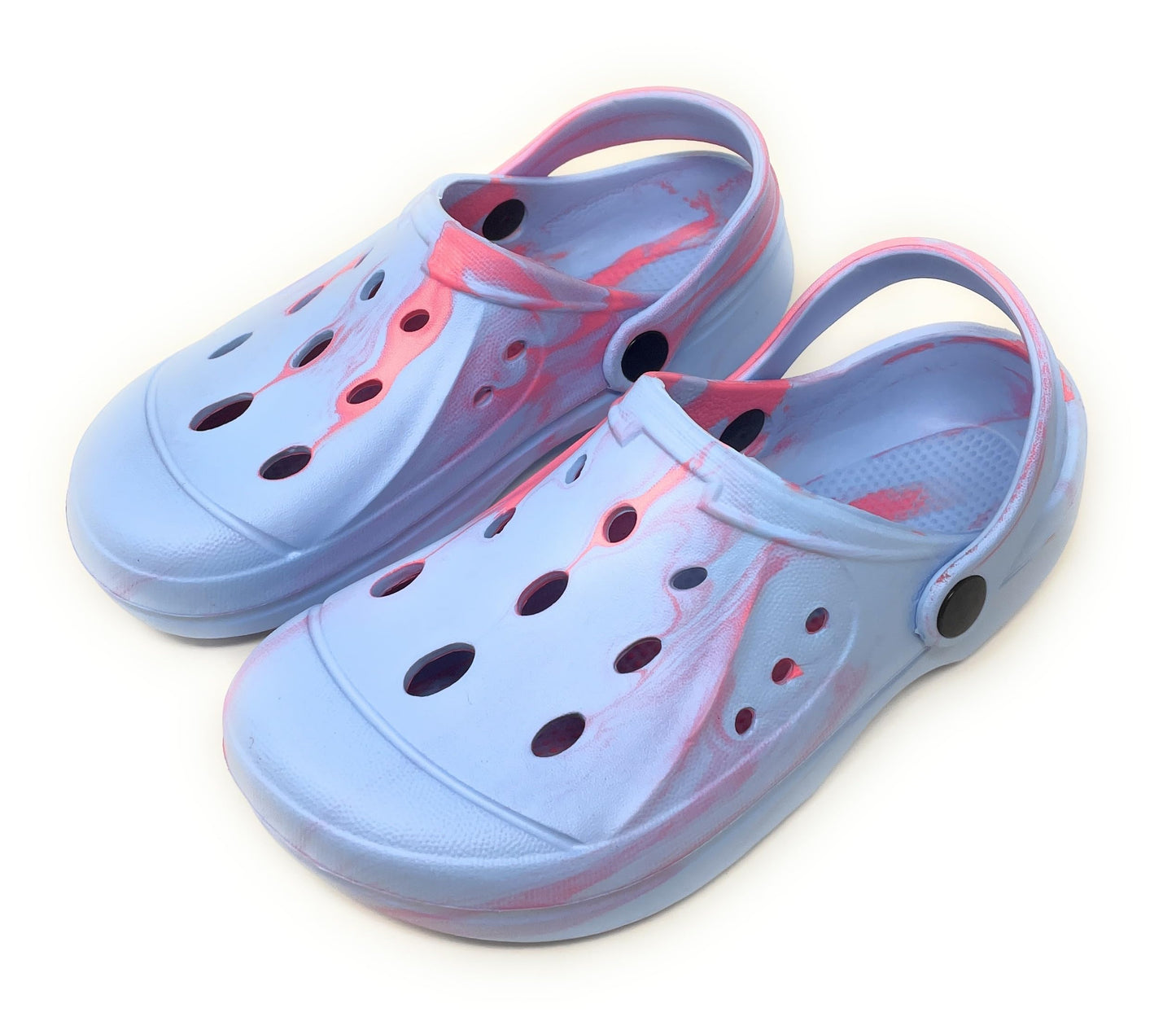 JEFFRICO Breathable Clogs for Kids Girls Garden Shoes Swim Beach Comfort Clog