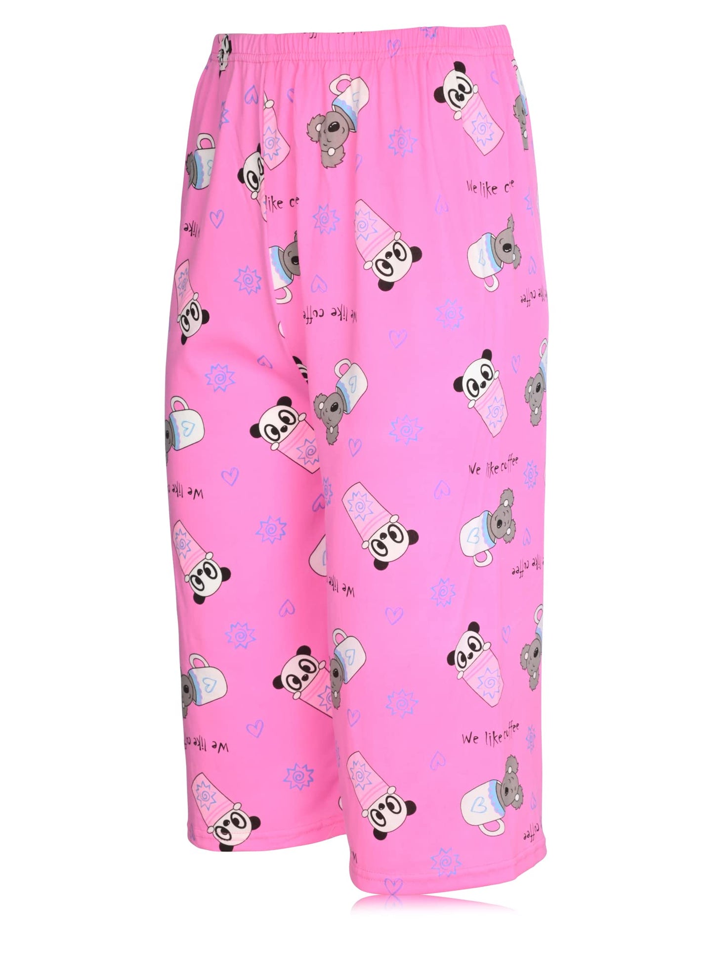 JEFFRICO Womens Pajamas For Women Capri Set Sleepwear Soft Pajamas