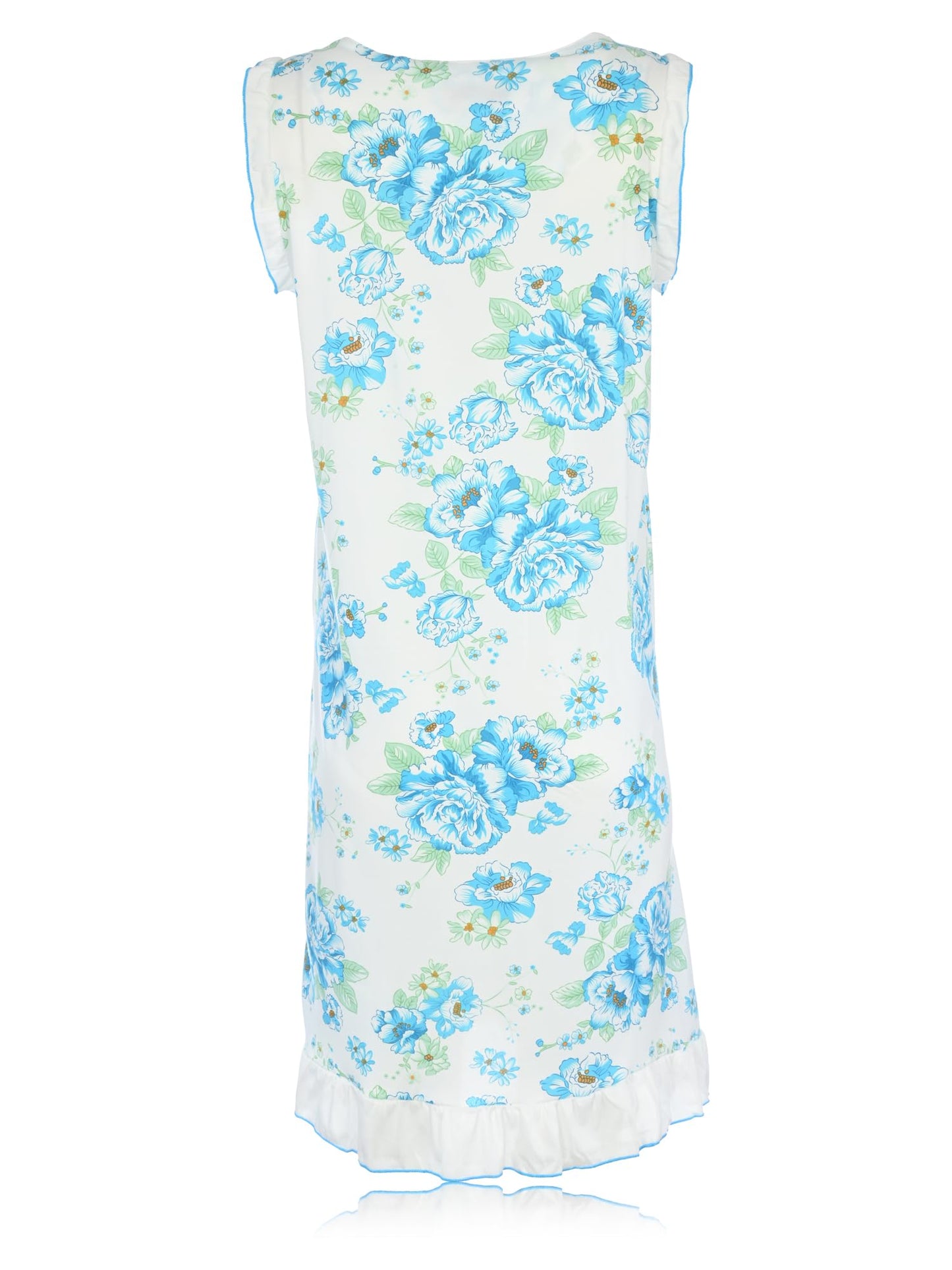 JEFFRICO Womens Sleeveless Nightgowns Sleepwear Soft Pajama Dress Nightshirts