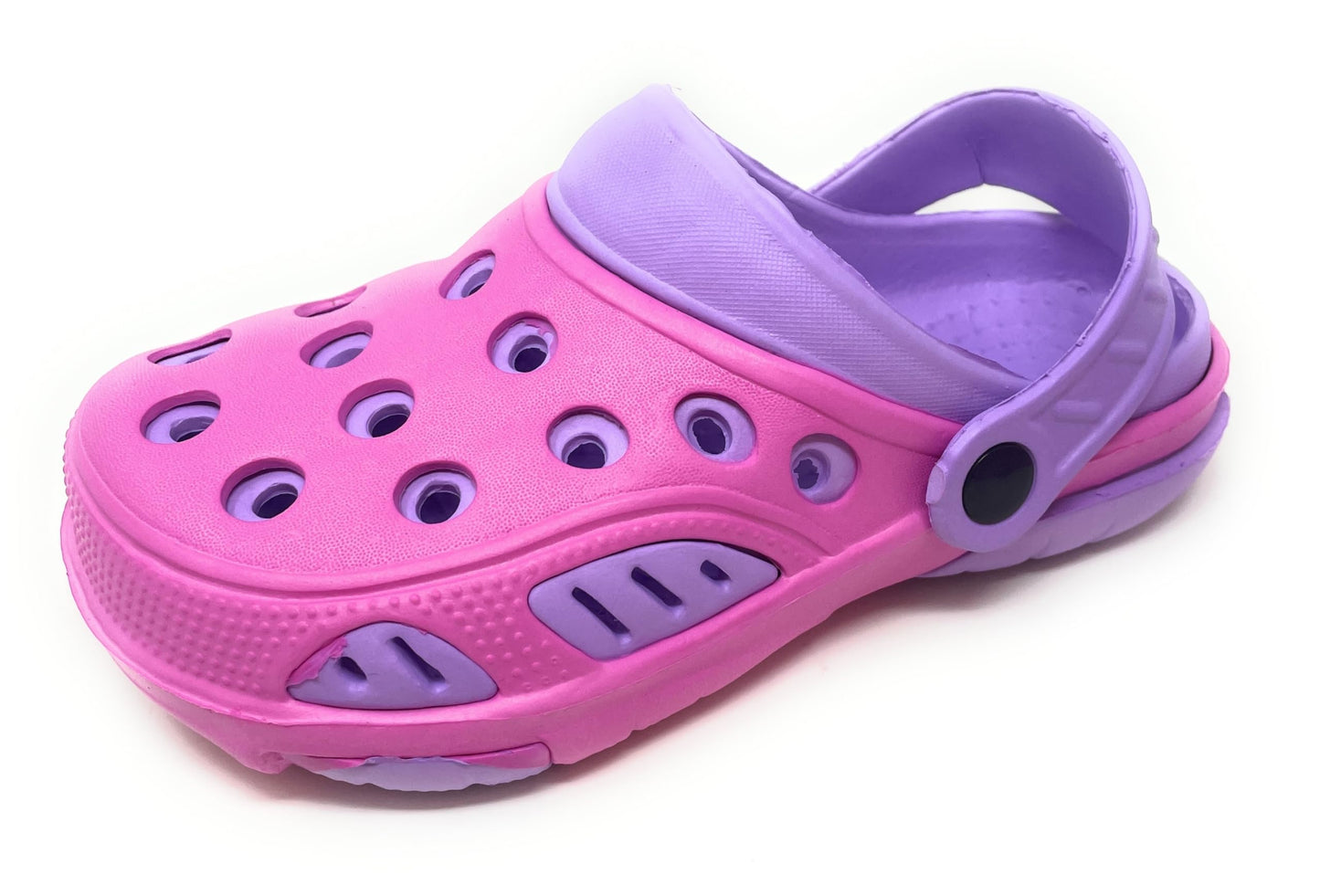 JEFFRICO Breathable Clogs for Kids Girls Garden Shoes Swim Beach Comfort Clog
