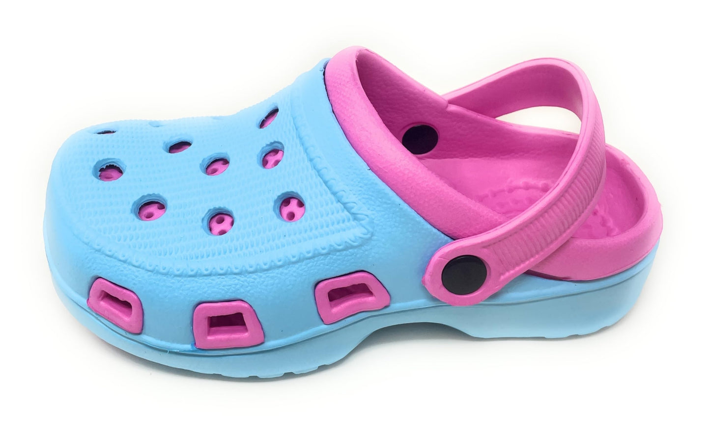 JEFFRICO Breathable Clogs for Kids Girls Garden Shoes Swim Beach Comfort Clog