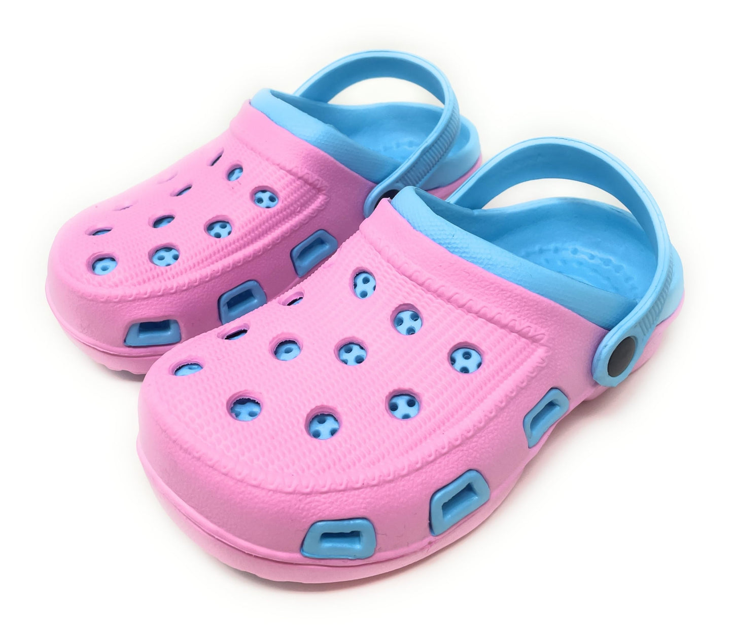JEFFRICO Breathable Clogs for Kids Girls Garden Shoes Swim Beach Comfort Clog