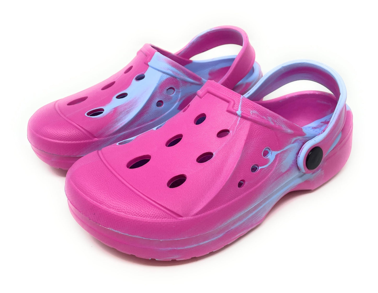 JEFFRICO Breathable Clogs for Kids Girls Garden Shoes Swim Beach Comfort Clog
