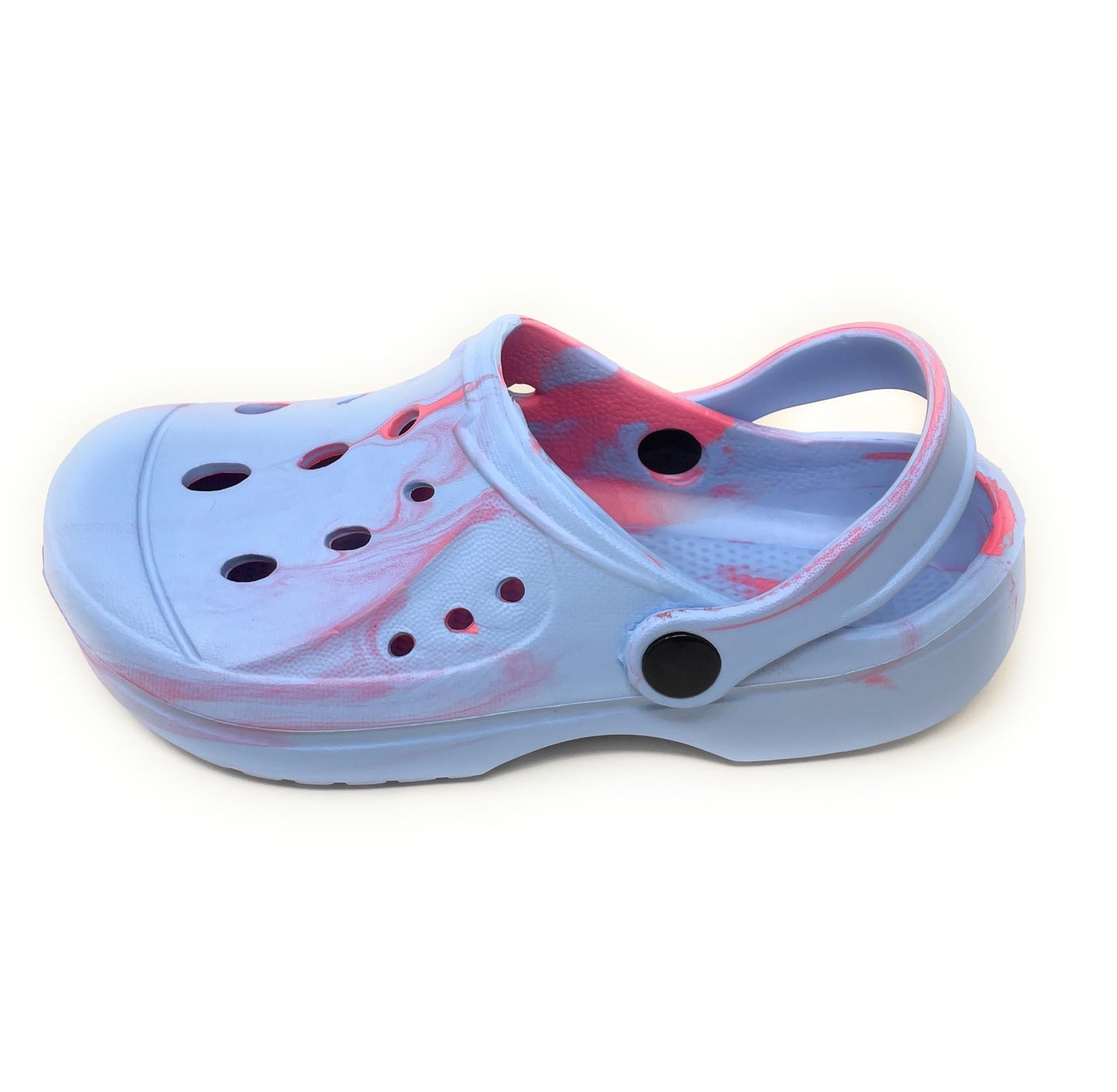 JEFFRICO Breathable Clogs for Kids Girls Garden Shoes Swim Beach Comfort Clog