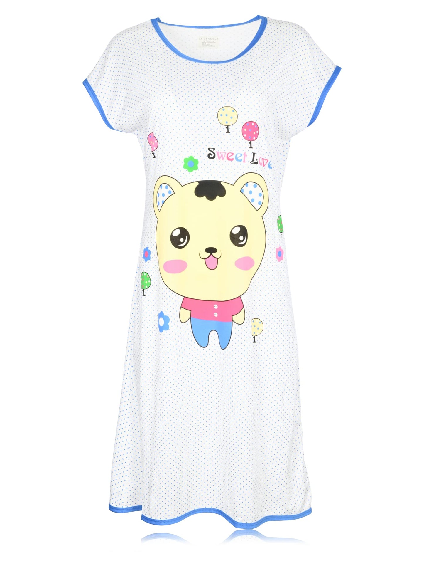 JEFFRICO Womens Nightgowns Sleepwear Soft Pajama Dress Nightshirts
