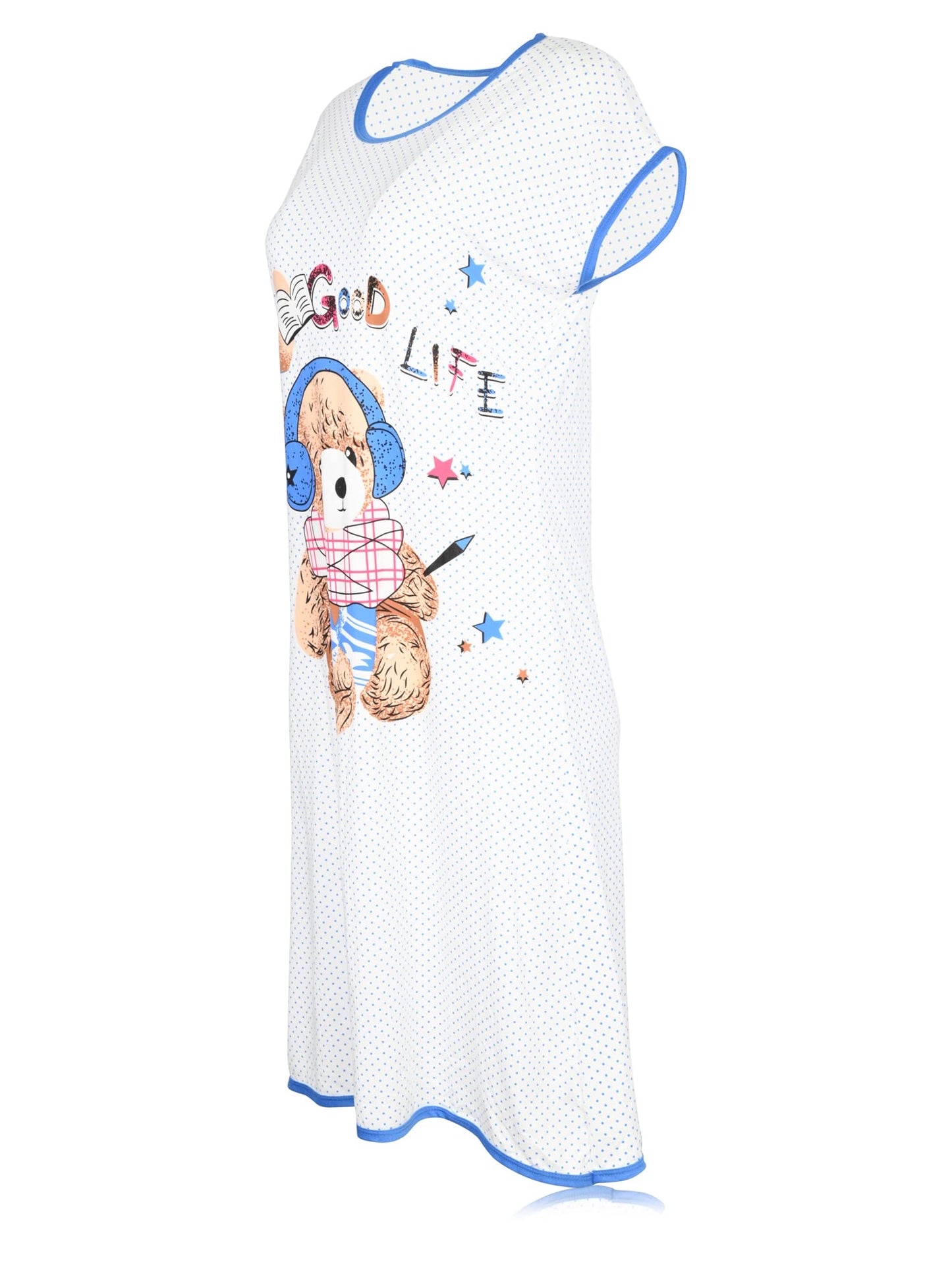 JEFFRICO Womens Nightgowns Sleepwear Soft Pajama Dress Nightshirts