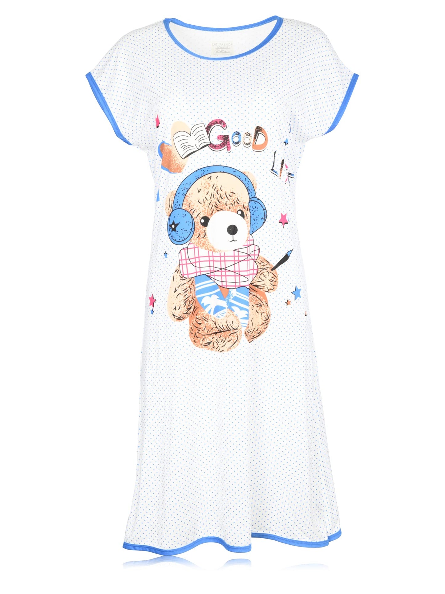JEFFRICO Womens Nightgowns Sleepwear Soft Pajama Dress Nightshirts