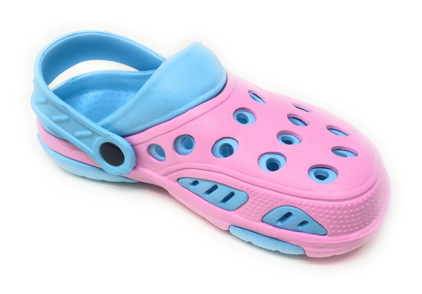 JEFFRICO Breathable Clogs for Kids Girls Garden Shoes Swim Beach Comfort Clog