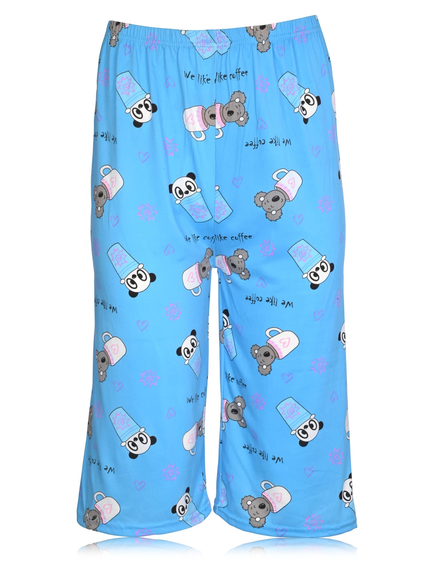 JEFFRICO Womens Pajamas For Women Capri Set Sleepwear Soft Pajamas