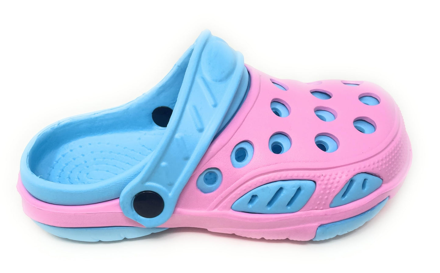 JEFFRICO Breathable Clogs for Kids Girls Garden Shoes Swim Beach Comfort Clog