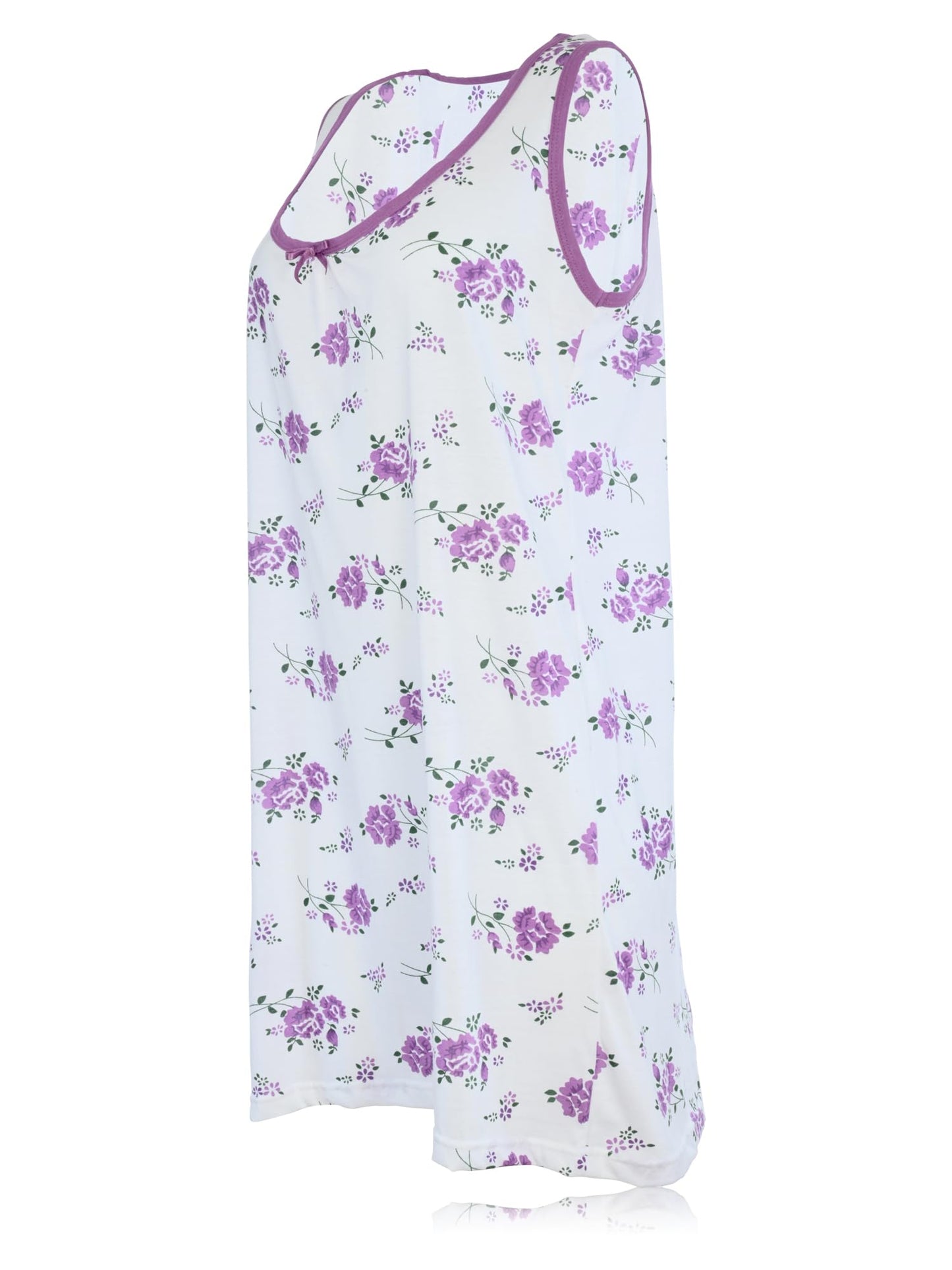 JEFFRICO Womens Sleeveless Nightgowns Sleepwear Soft Pajama Dress Nightshirts