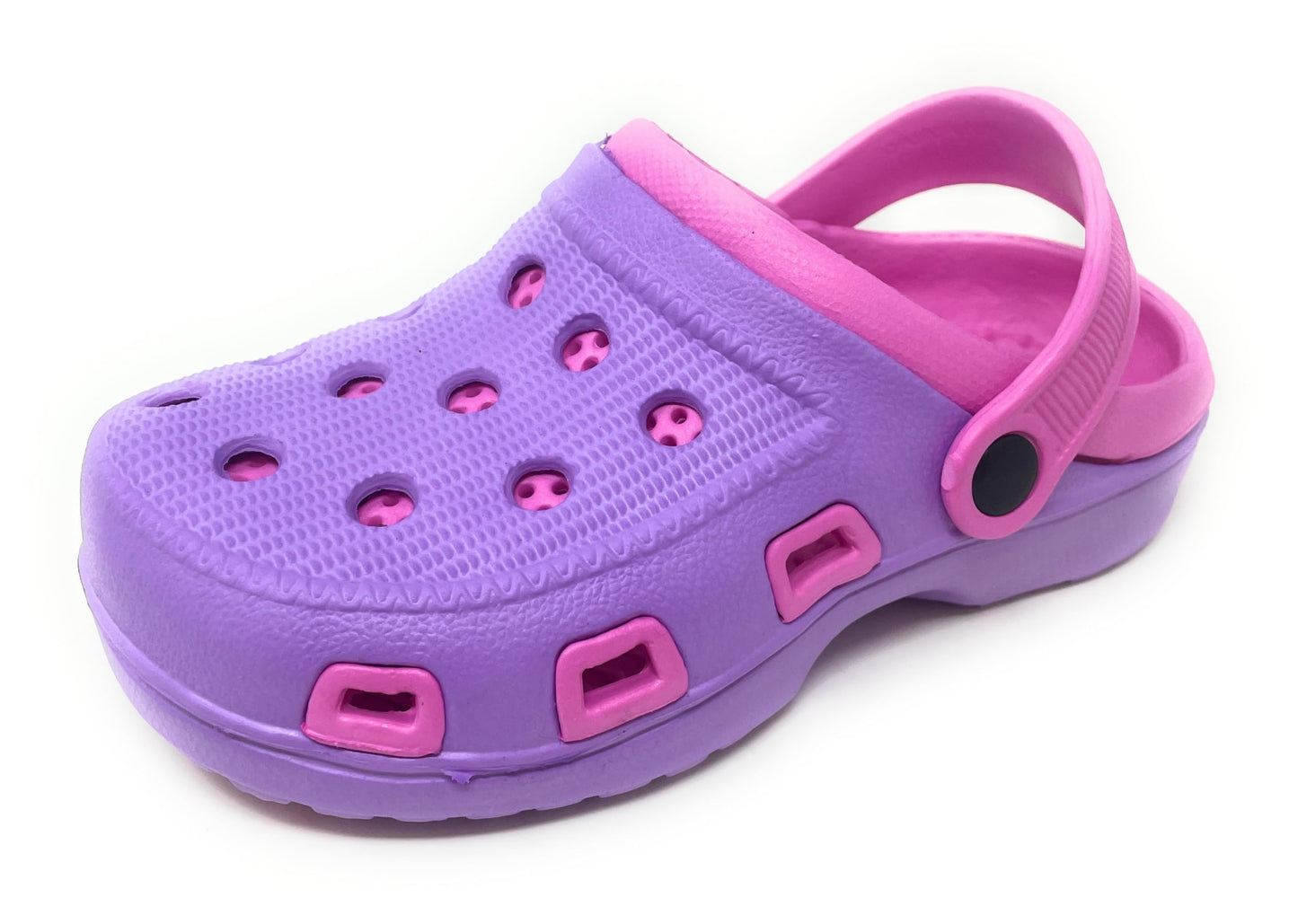 JEFFRICO Breathable Clogs for Kids Girls Garden Shoes Swim Beach Comfort Clog