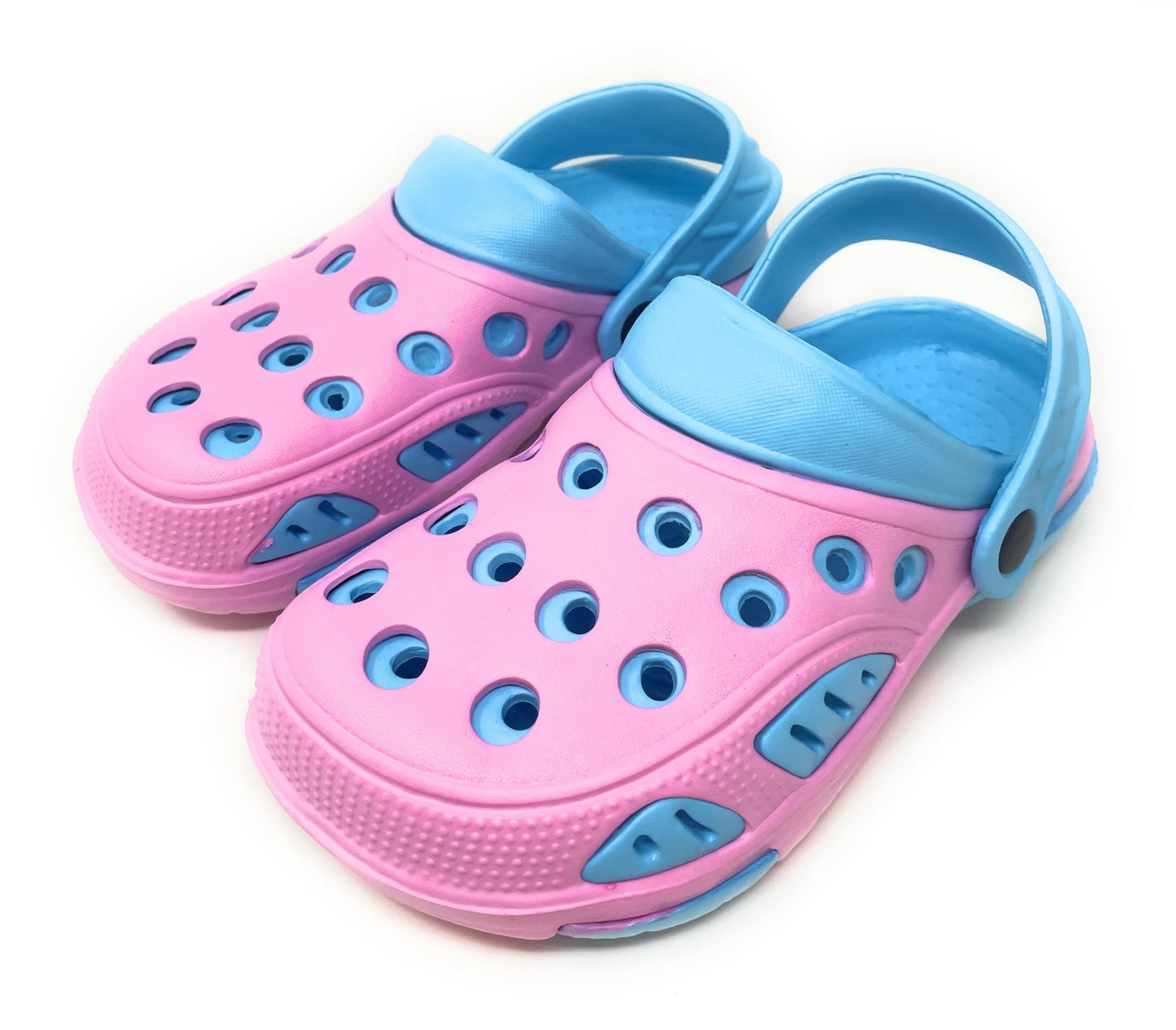 JEFFRICO Breathable Clogs for Kids Girls Garden Shoes Swim Beach Comfort Clog