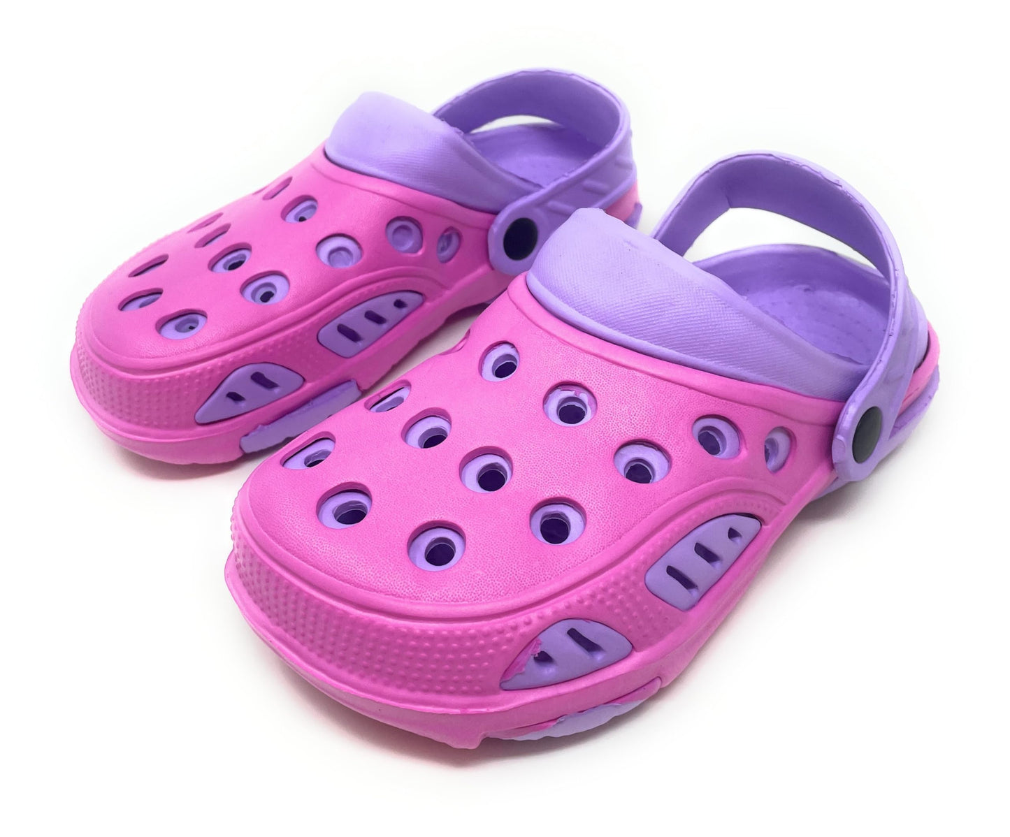 JEFFRICO Breathable Clogs for Kids Girls Garden Shoes Swim Beach Comfort Clog