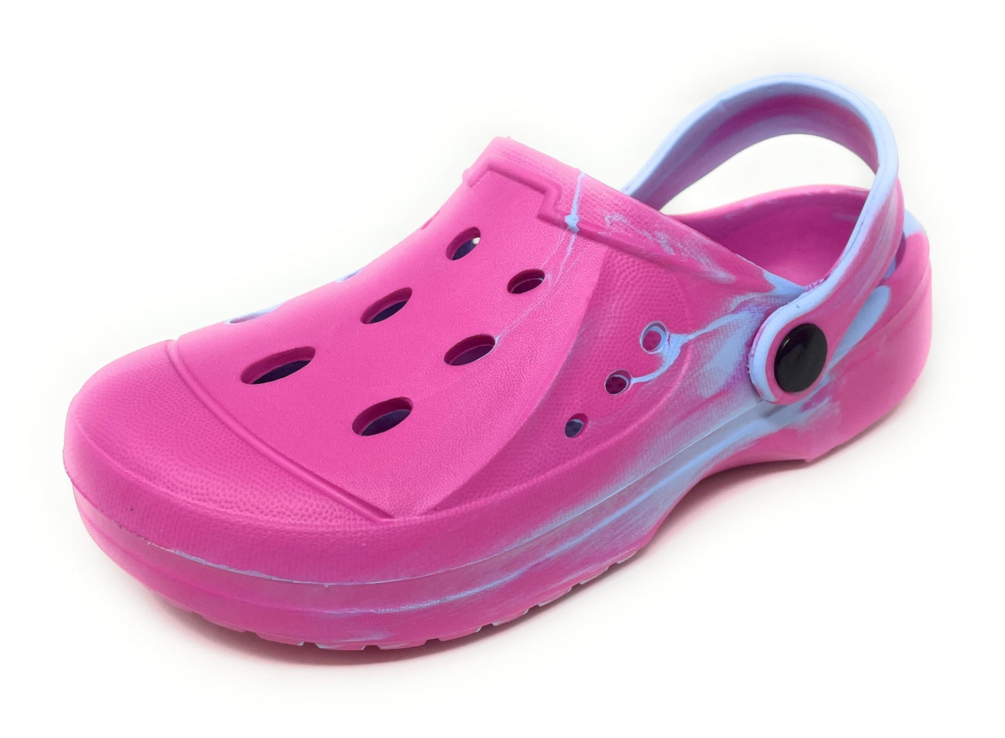 JEFFRICO Breathable Clogs for Kids Girls Garden Shoes Swim Beach Comfort Clog