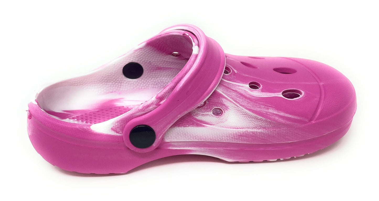 JEFFRICO Breathable Clogs for Kids Girls Garden Shoes Swim Beach Comfort Clog