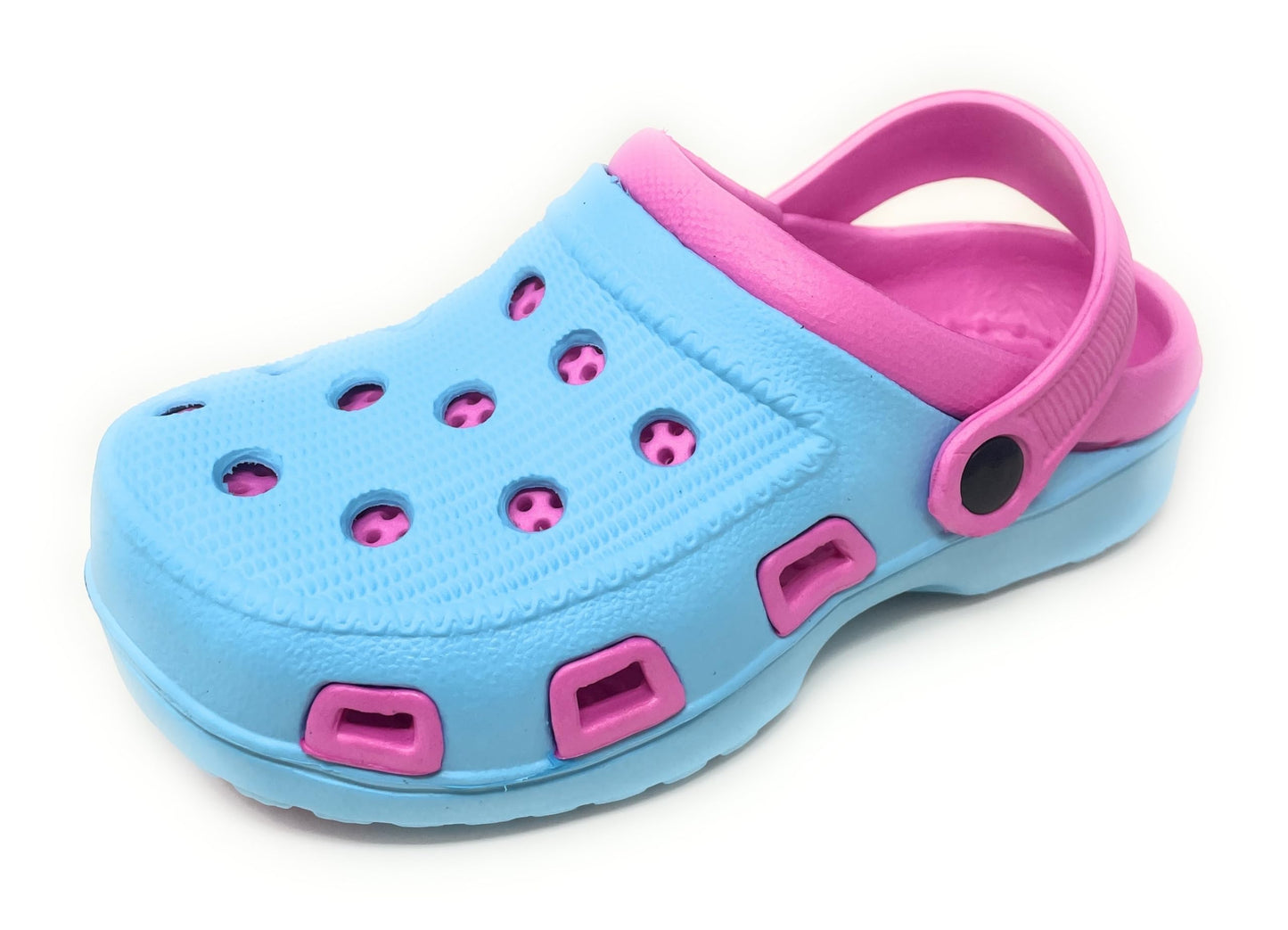 JEFFRICO Breathable Clogs for Kids Girls Garden Shoes Swim Beach Comfort Clog