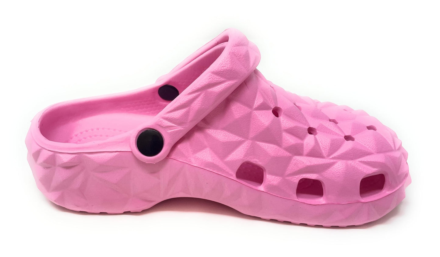 JEFFRICO Breathable Clogs for Kids Girls Garden Shoes Swim Beach Comfort Clog