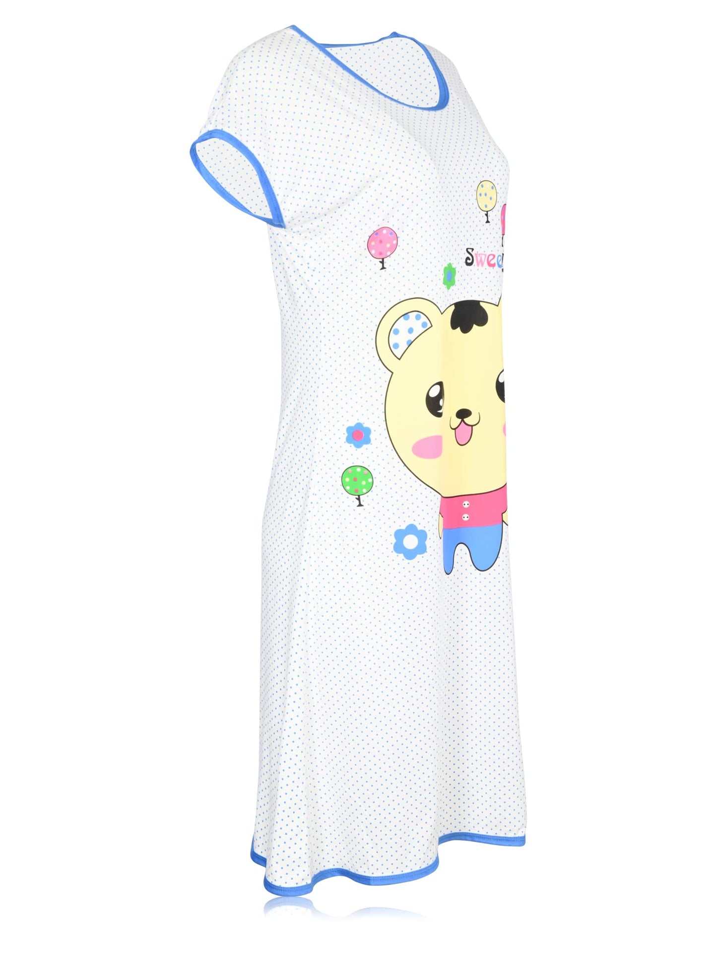JEFFRICO Womens Nightgowns Sleepwear Soft Pajama Dress Nightshirts