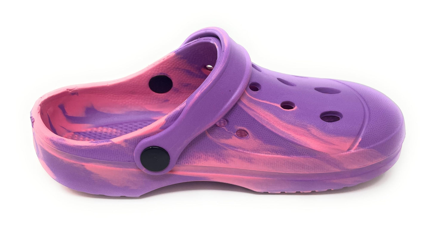 JEFFRICO Breathable Clogs for Kids Girls Garden Shoes Swim Beach Comfort Clog