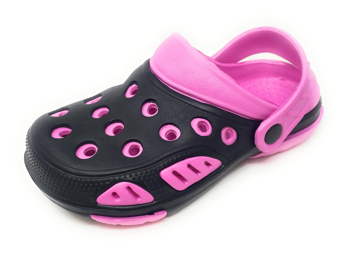 JEFFRICO Breathable Clogs for Kids Girls Garden Shoes Swim Beach Comfort Clog