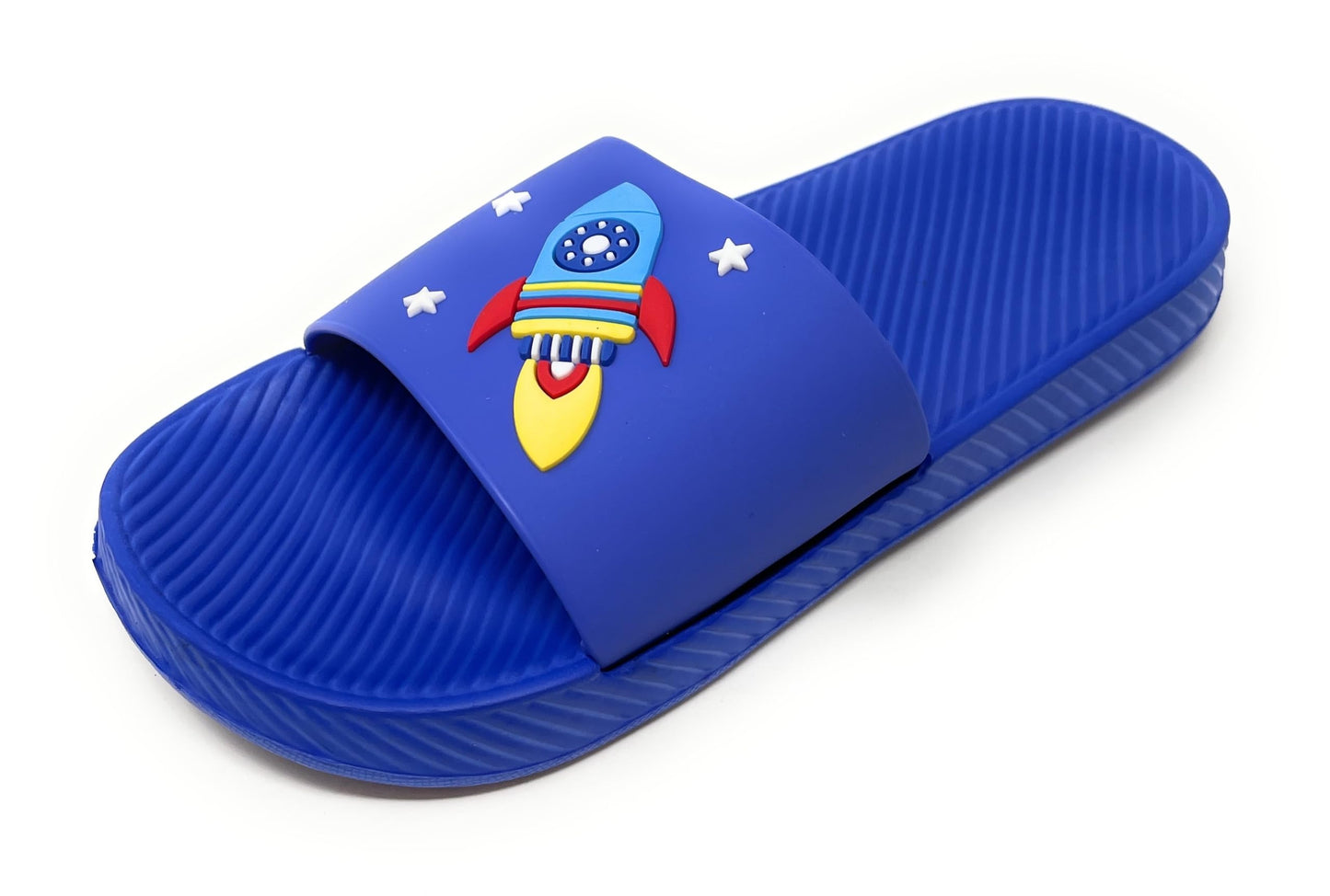 JEFFRICO Boys Comfort Sandals Kids Slip On Lightweight EVA Water Shower Pool Beach Sandals Slides
