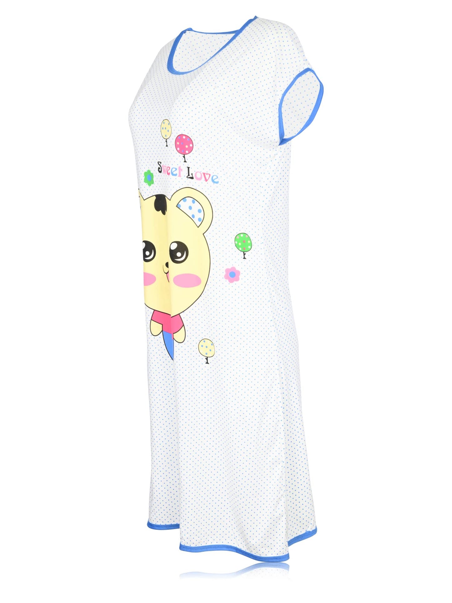 JEFFRICO Womens Nightgowns Sleepwear Soft Pajama Dress Nightshirts