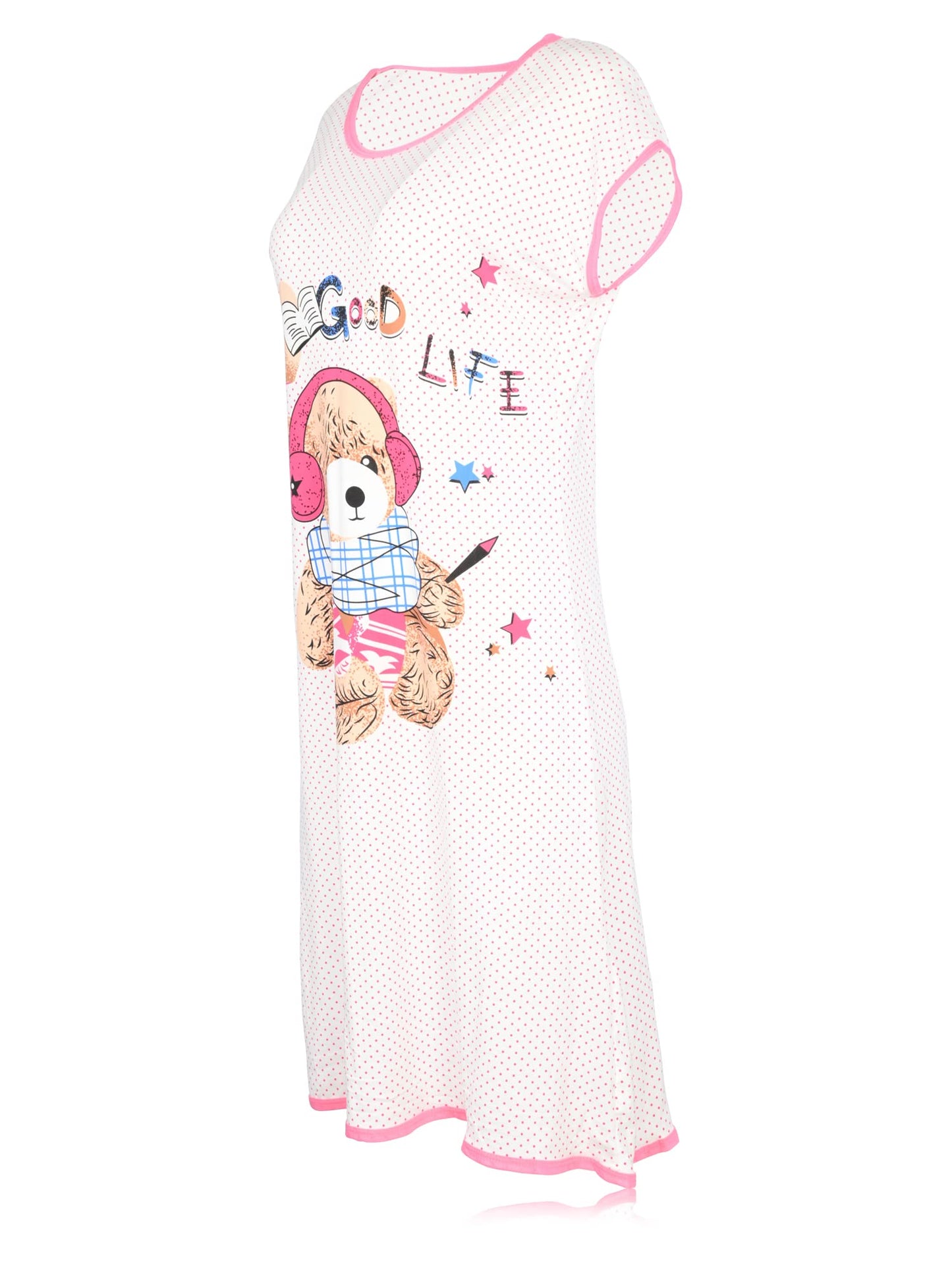 JEFFRICO Womens Nightgowns Sleepwear Soft Pajama Dress Nightshirts